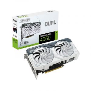 VGA ASUS Dual GeForce RTX 4060 White Edition 8GB GDDR6 (DUAL-RTX4060-8G-WHITE)
