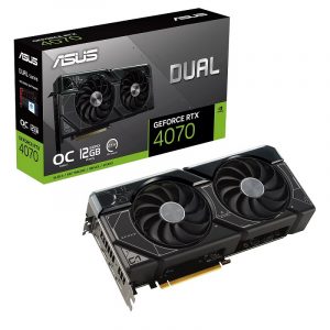 VGA ASUS Dual GeForce RTX 4070 OC Edition 12GB GDDR6X (DUAL-RTX4070-O12G)