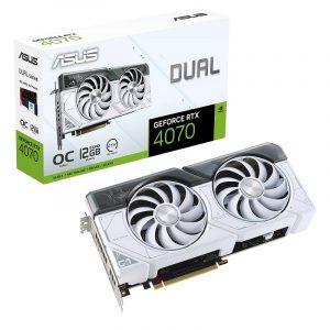 VGA ASUS Dual GeForce RTX 4070 White OC Edition 12GB GDDR6X (DUAL-RTX4070-O12G-WHITE)