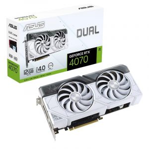 VGA ASUS Dual GeForce RTX 4070 White 12GB GDDR6X (DUAL-RTX4070-12G-WHITE)