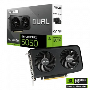 VGA ASUS Dual GeForce RTX 5050 8GB GDDR6 OC Edition (DUAL-RTX5050-O8G)