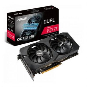 VGA ASUS DUAL RX 5500 XT-O8G EVO 8GB GDDR6 (DUAL-RX5500XT-O8G-EVO)