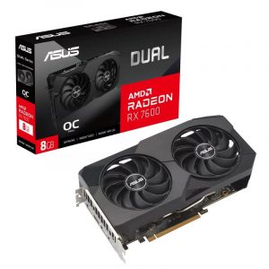 VGA ASUS Dual Radeon RX 7600 OC Edition 8GB GDDR6 (DUAL-RX7600-O8G)