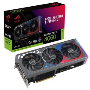 VGA Asus ROG Strix GeForce RTX 4060 OC Edition 8GB GDDR6 (ROG-STRIX-RTX4060-O8G-GAMING)