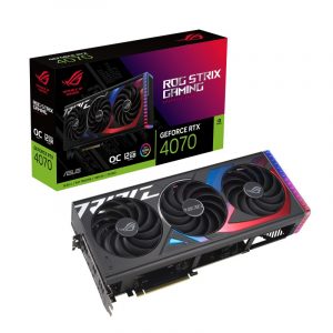 VGA ASUS ROG Strix GeForce RTX 4070 12GB GDDR6X OC Edition (ROG-STRIX-RTX4070-O12G-GAMING)