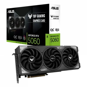 VGA ASUS TUF Gaming GeForce RTX 5060 8GB GDDR7 OC (TUF-RTX5060-O8G-GAMING)