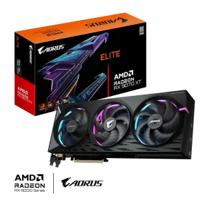 VGA Gigabyte AORUS Radeon RX 9070 XT ELITE 16G (GV-R9070XTAORUS E-16GD)