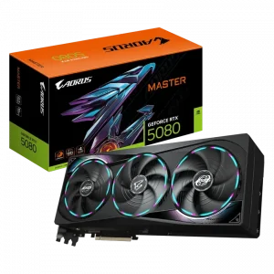VGA Gigabyte AORUS GeForce RTX 5080 MASTER 16G (GV-N5080AORUS M-16GD)