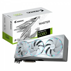 VGA Gigabyte AORUS GeForce RTX 5080 MASTER ICE 16G (GV-N5080AORUSM ICE-16GD)