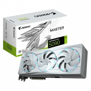VGA Gigabyte AORUS GeForce RTX 5090 MASTER ICE 32G (GV-N5090AORUSM ICE-32GD)