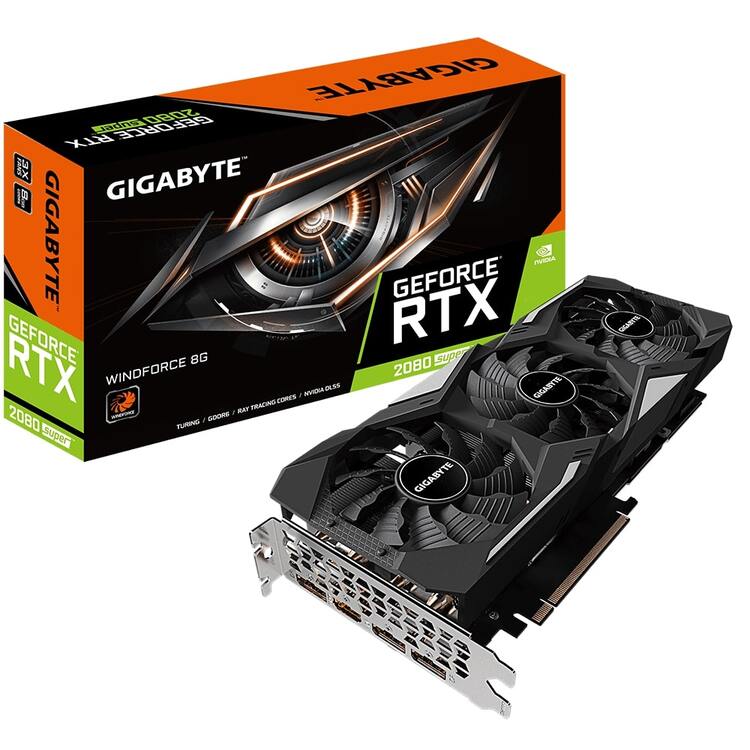 VGA GIGABYTE GEFORCE RTX 2080 SUPER WINDFORCE 8G (GV-N208SWF3-8GD)