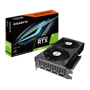 VGA GIGABYTE GeForce RTX 3050 EAGLE 8G (GV-N3050EAGLE-8GD)