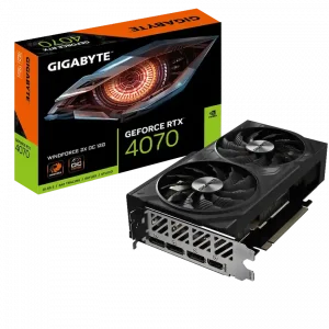 VGA GIGABYTE GeForce RTX 4070 WINDFORCE 2X OC 12GB GDDR6X (GV-N4070WF2OC-12GD)