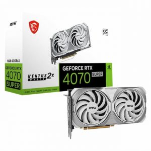 VGA MSI GeForce RTX 4070 SUPER 12G VENTUS 2X WHITE OC
