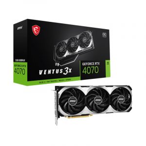 VGA MSI GeForce RTX 4070 Ventus 3X 12G OC