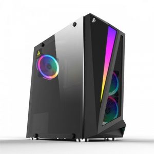 Case 1STPLAYER Rainbow R5 (Mid Tower/Màu Đen/Led RGB)