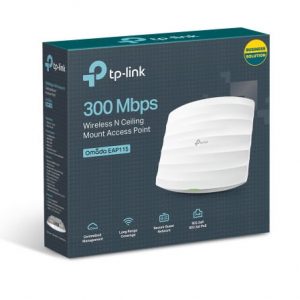 Wi-Fi Tp-Link EAP115 – 300Mbps Wireless N Ceiling/Wall Mount Access Point