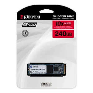 SSD Kingston A400 240GB M.2 2280 Sata 3 – SA400M8/240G (Read/Write: 500/350 MB/s)