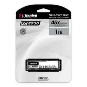 SSD Kingston KC2500 1TB NVMe M.2 2280 PCIe Gen 3 x 4 – SKC2500M8/1000G (Read/Write: 3.500/2.900MB/s)