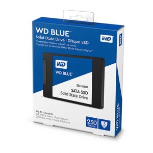 SSD WD Blue 250GB 2.5 inch Sata 3 – WDS250G2B0A (Read/Write: 550/525 MB/s)