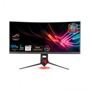 Màn Hình Cong ASUS ROG STRIX XG35VQ 100Hz (35 inch, 3440 x 1440, 100Hz, VA, 4ms, Aura Sync, FreeSync)