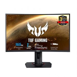 Màn Hình Cong ASUS TUF GAMING VG27VQ 165Hz (27 inch, 1920 x 1080, 165Hz, Free Sync, 1ms)
