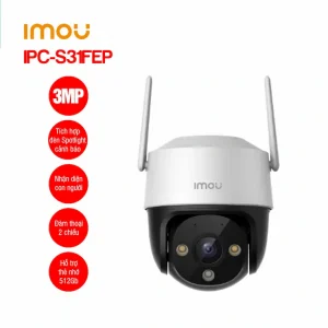Camera Imou Cruiser SE IPC-S31FEP 3MP (Quay quét, Full Color, Mic+ Loa, Ngoài trời, Đèn cảnh báo)
