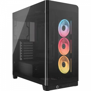 Case Corsair iCUE LINK FRAME 4500X LX-R RGB Black (Mid-Tower, ATX, 3 Fan, Đen, CC-9011316-WW)