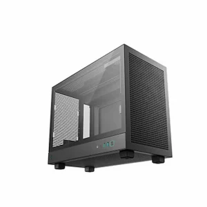 Case Deepcool CH160 PLUS (M-ATX/ Mini-ITX, Kính cường lực, Black)