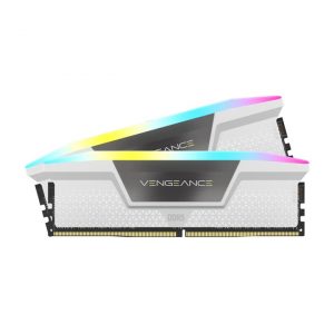 Ram Corsair Vengeance RGB White 32GB (2x16GB) DDR5 6000MHz – CMH32GX5M2B6000C40W