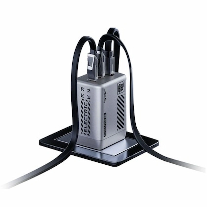 Củ sạc nhanh Movespeed CG106S (67W, Super GaN, Gray)