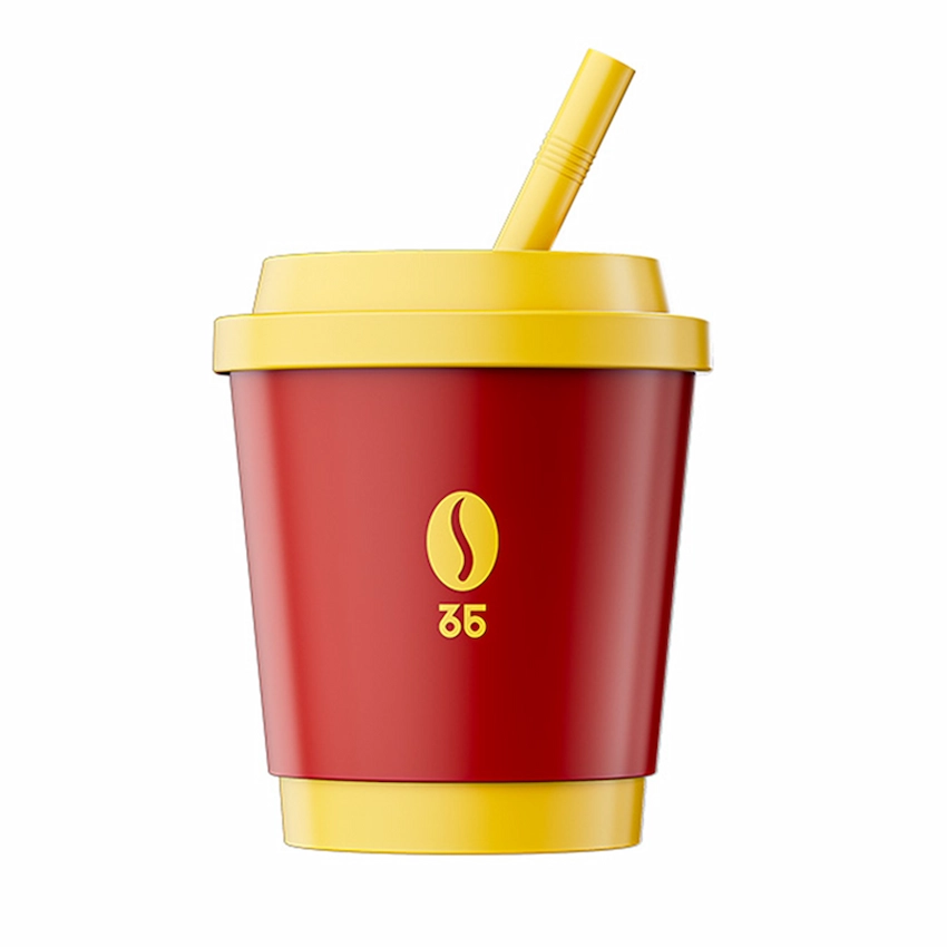 Củ sạc nhanh Movespeed Coffee Cup MSA06 (35W, GaN, Đỏ/ Xanh Dương/ Xanh Lá)
