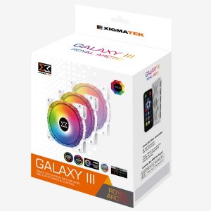 Fan Case Xigmatek GALAXY III ROYAL BR120 ARGB ARCTIC (EN46881)