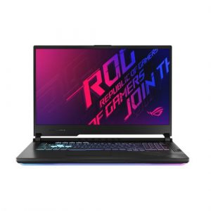 Laptop Asus ROG Strix G17 G712L-UEV075T (i7-10750H, 8GB x 2 Ram, 512GB SSD, NV-GTX1660Ti/6GB, 17.3 inch FHD, Win10, Đen)