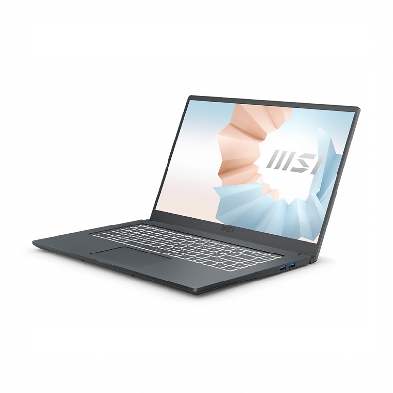 Laptop MSI Modern 15 A11MU 1024VN (i5-1155G7, 8GB Ram, 512GB SSD, Intel Iris Xe Graphics, 15.6 inch FHD IPS 60Hz, Win 11, Xám)