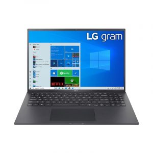 Laptop LG Gram 16Z90P-G.AH75A5 (i7-1165G7, Ram 16GB, SSD 512GB, 16 inch, Obsidian Black, Win 10, 1.190 kg)