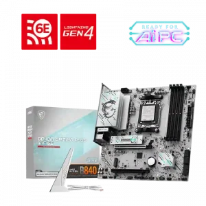 Mainboard MSI B840M GAMING PLUS WIFI6E (m-ATX, Wi-Fi 6E, Bluetooth 5.3, Type-C)