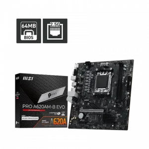 Mainboard MSI PRO A620AM-B EVO (m-ATX, AM5)