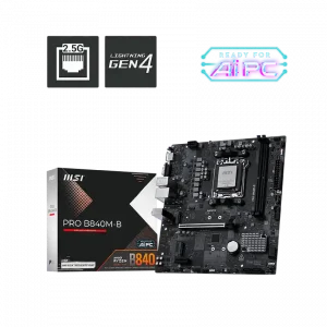 Mainboard MSI PRO B840M-B (m-ATX, Wi-Fi 6E, Bluetooth 5.3, Type-C)