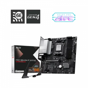 Mainboard MSI PRO B840M-P WIFI 6E (m-ATX, Wi-Fi 6E, Bluetooth 5.3, Type-C)