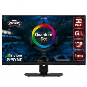 Màn Hình MSI Optix MPG321QRF-QD Quantum Dot, Rapid IPS, 2K (32 inch, 2560 x 1440, 175Hz, IPS, G-SYNC, 1ms)
