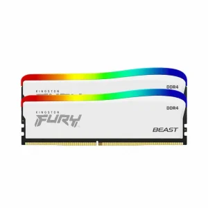 Ram Kingston Fury Beast RGB 16GB (2x 8GB) 3600MHz DDR4 White – KF436C17BWAK2/16
