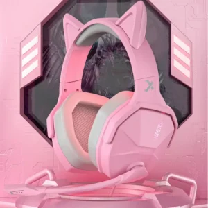 Tai Nghe Gaming Xiberia V13U Pink (Âm Thanh Vòm 7.1, USB, Micro khử tiếng ồn)