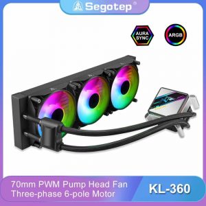 Tản Nhiệt Nước SEGOTEP KUNLUN KL360 II ARGB BLACK (LCD Screen)