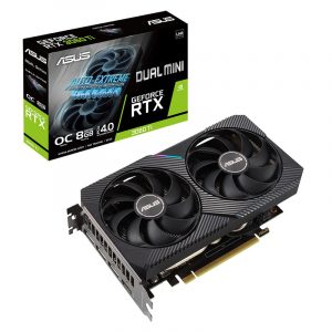 VGA ASUS Dual GeForce RTX 3060 Ti V2 Mini OC 8GB GDDR6