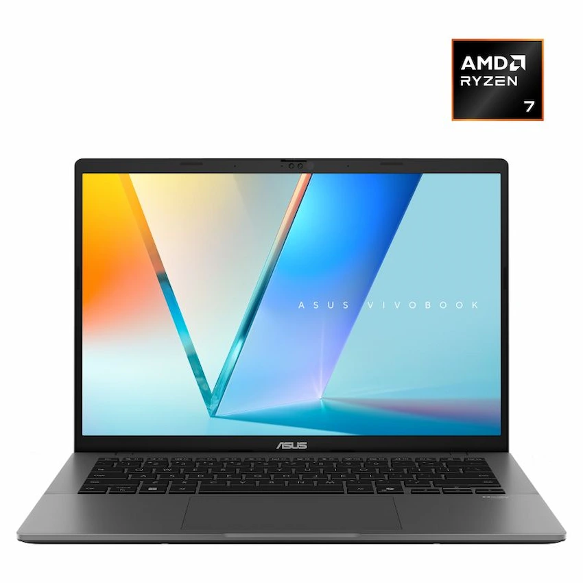 Laptop ASUS Vivobook S14 M3407GA-SF030W (RYZEN AI 7 445, 16GB DDR5, 512GB SSD, 14.0 inch WUXGA 60Hz, WF6, BT5.4, Win 11SL, XÁM)