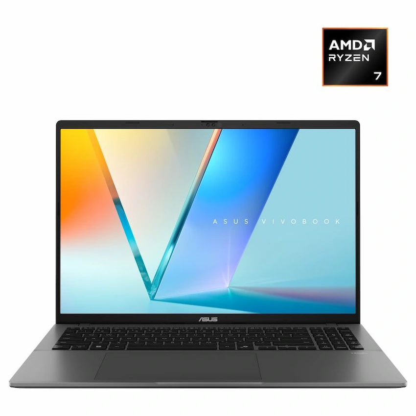 Laptop ASUS Vivobook S16 M3607GA-SH034W (RYZEN AI 7 445, 16GB DDR5, 512GB SSD, 16.0 inch FHD OLED 60Hz, WF6, BT5.4, Win 11SL, XÁM)