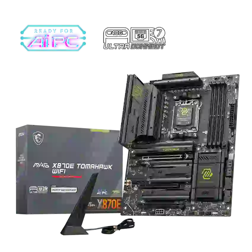Mainboard MSI MAG X870E TOMAHAWK WIFI DDR5 (ATX, WiFi 7, Bluetooth® 5.4, Type-C, Socket AM5)