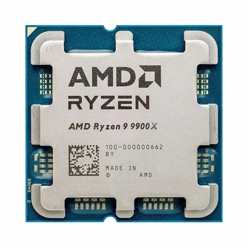CPU AMD Ryzen 9 9900X (4.4GHz boost 5.6GHz, 12 nhân 24 luồng, 76MB Cache, 120W, Socket AM5, No BOX)