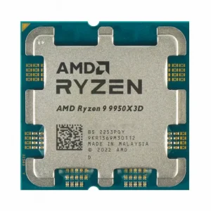 CPU AMD Ryzen 9 9950X3D (4.3 GHz boost 5.7 GHz, 16 nhân 32 luồng, 144MB Cache, 170W, Socket AM5, No BOX)